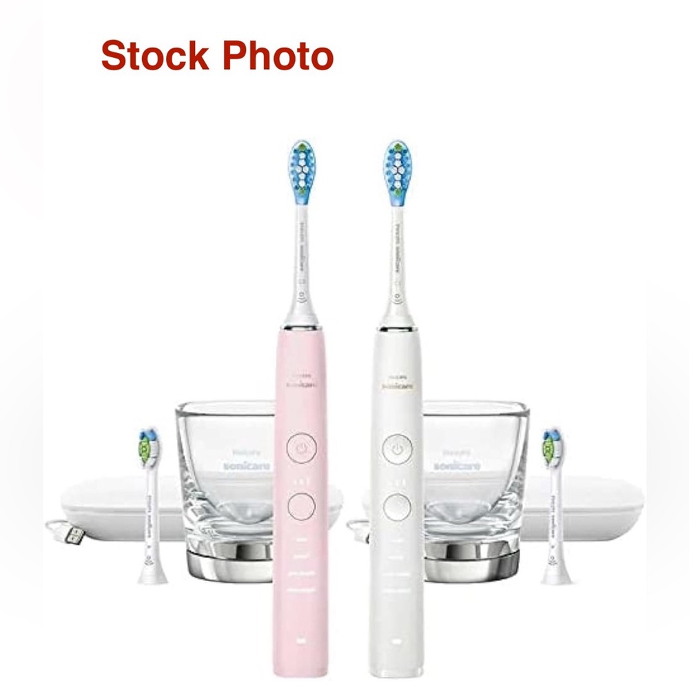 Philips Sonicare DiamondClean Rechargeable Battery Powered Toothbrush 2-Pack